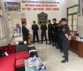 Vệ sĩ tại Cty Bảo Vệ Sài Gòn Thiên Bảo