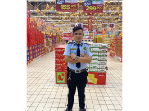 Bảo vệ siêu  thị 