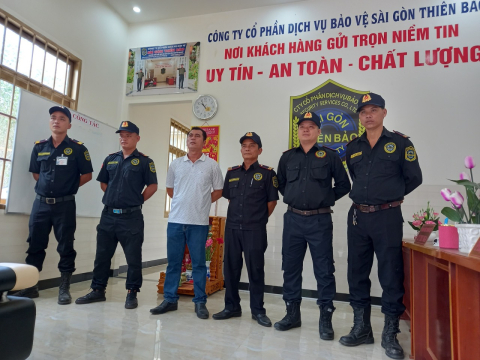 dịch vụ cty bảo vệ  sài gòn thiên bảo 
